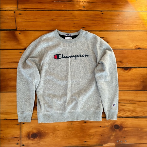 Champion Powerblend Logo Crew Neck - Picture 1 of 3